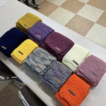 뜨개질 목도리만들기♡